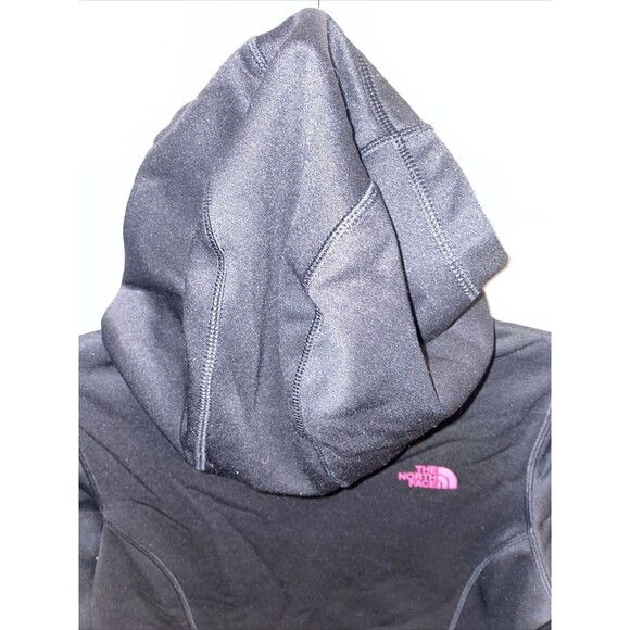 The North Face Athletic Hoodie Women’s Size Small Black Pink Pullover Long Slv - Picture 10 of 14